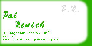 pal menich business card